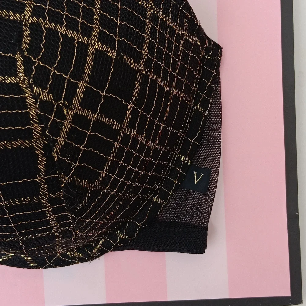 Victoria's Secret Sheer Black Bra Push-up Size36C - Picture 3 of 6